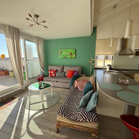 Apartament Petite Penthouse With The Sunniest Terrace In Walencja Zewnętrze zdjęcie