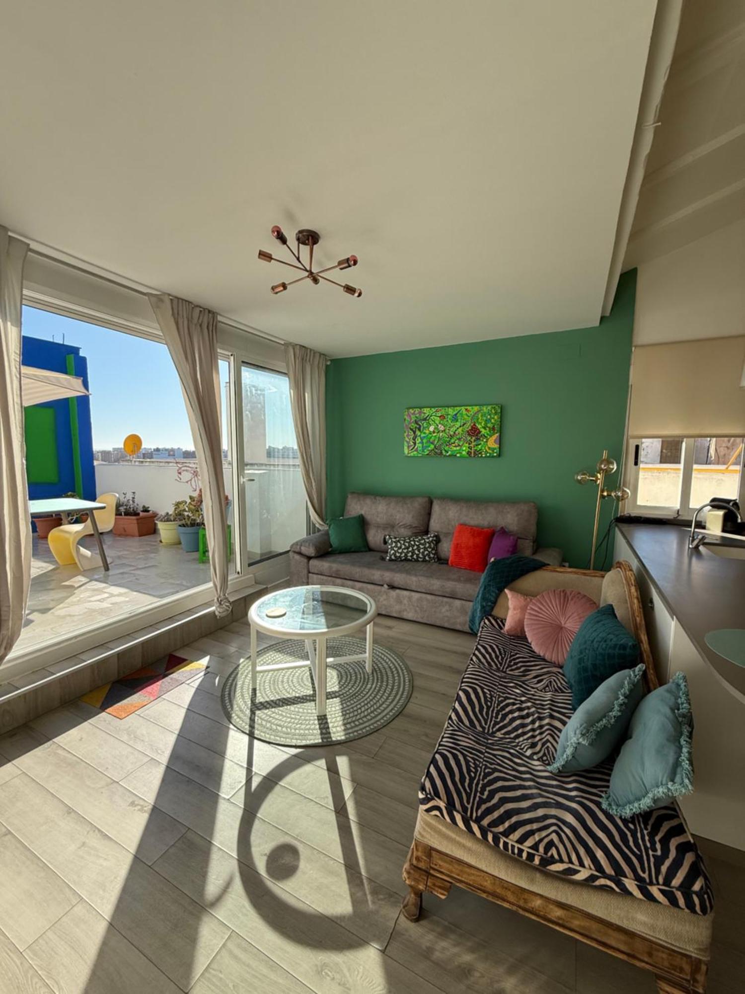Apartament Petite Penthouse With The Sunniest Terrace In Walencja Zewnętrze zdjęcie
